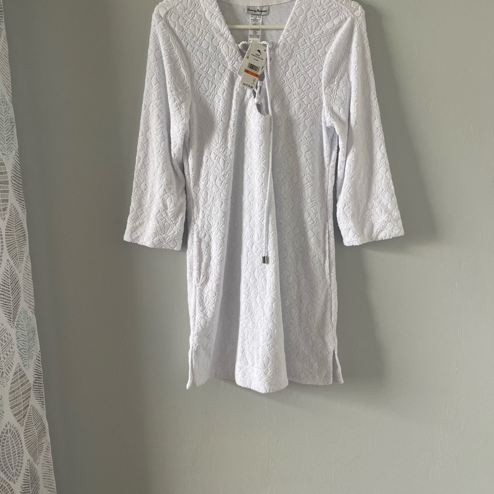 Tommy Bahama White Swim Coverup